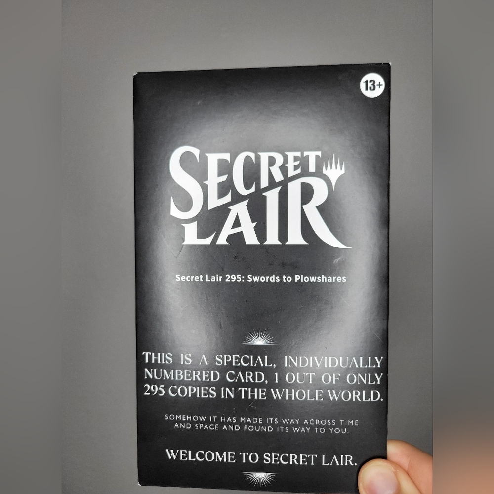 Secret Lair Swords to Plowshares Serial Numbered #93